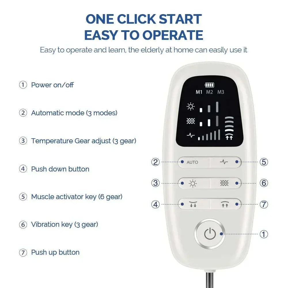 Lumbar Traction & Vibration Massager