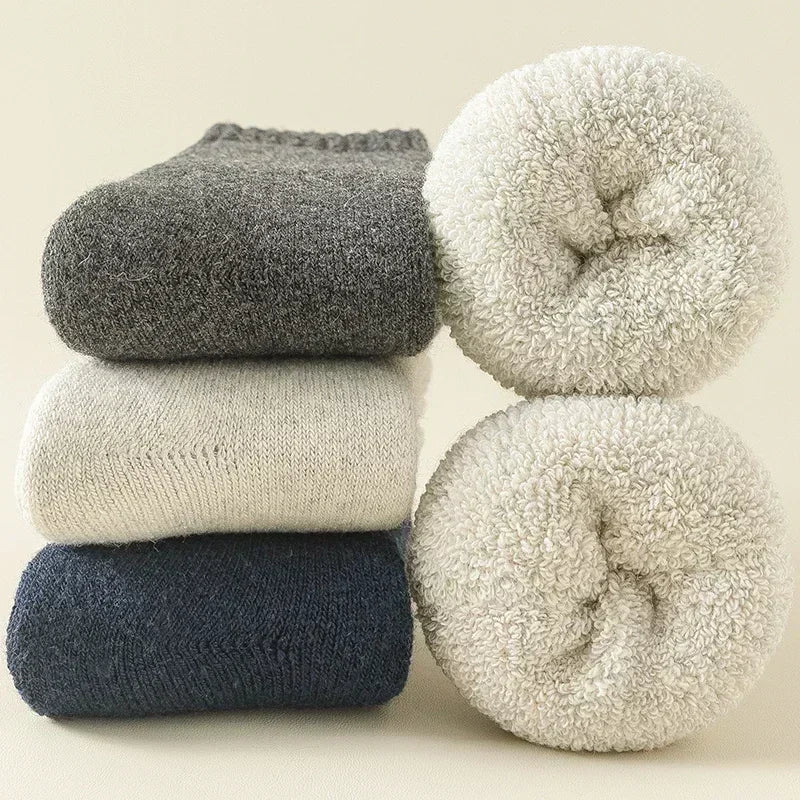 3 Pairs Thermal Wool Socks