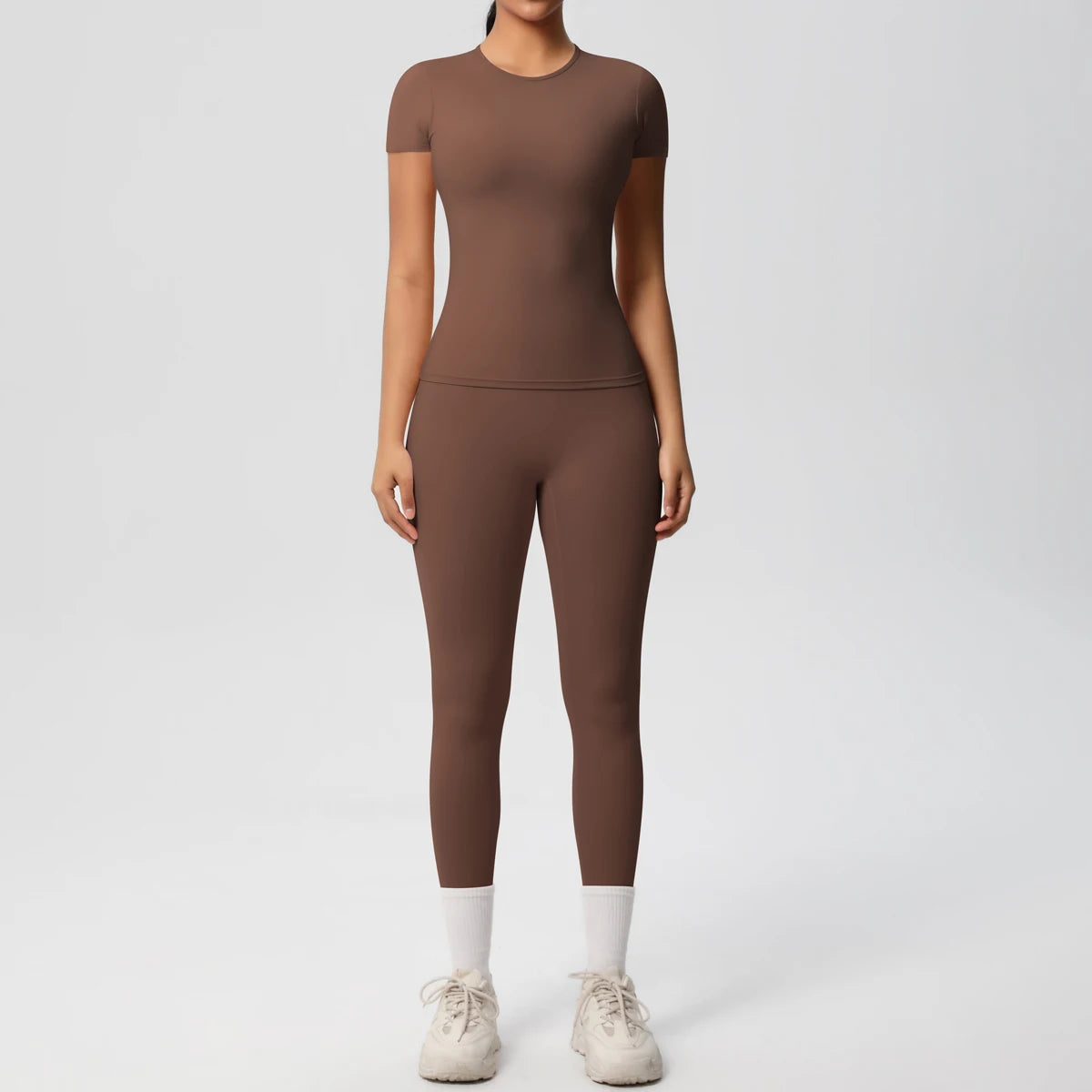 Women’s 2-Piece Patchwork Yoga & Workout Set