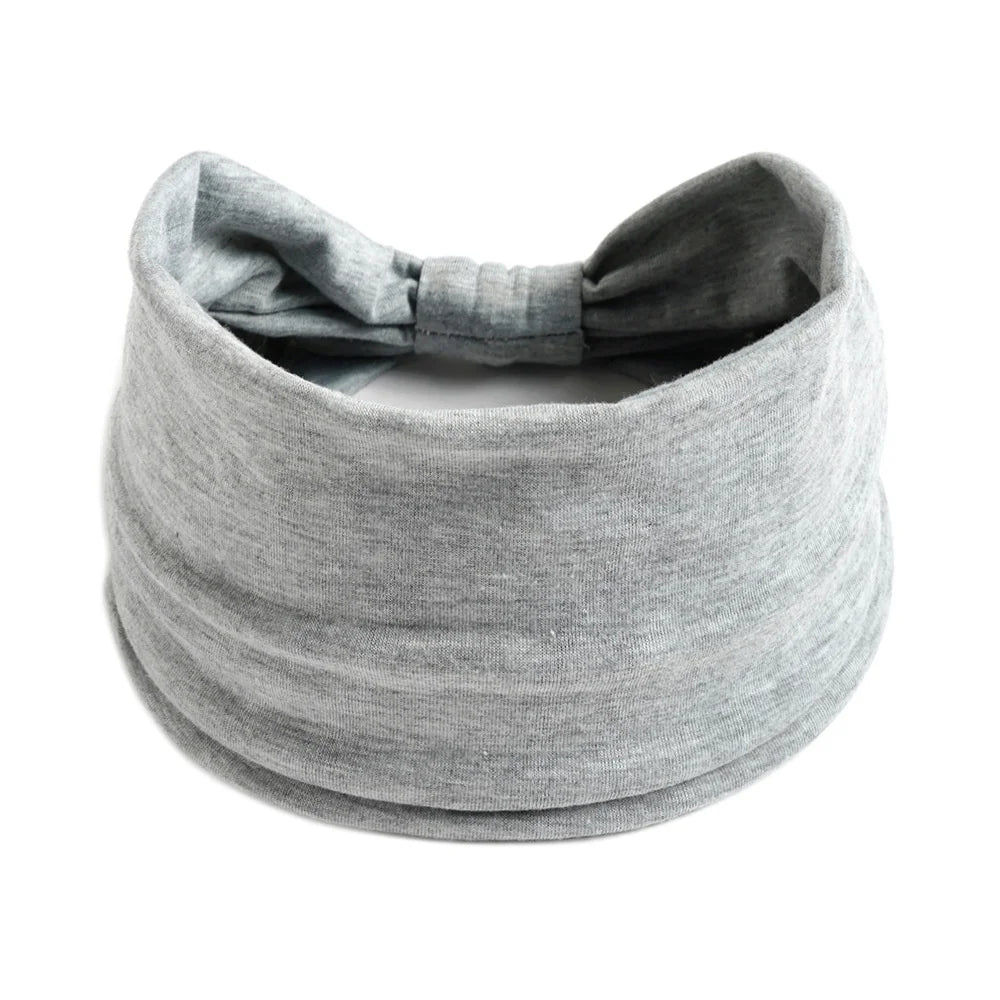 Wide Cotton Headbands for Women