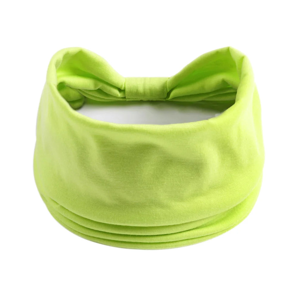 Wide Cotton Headbands for Women