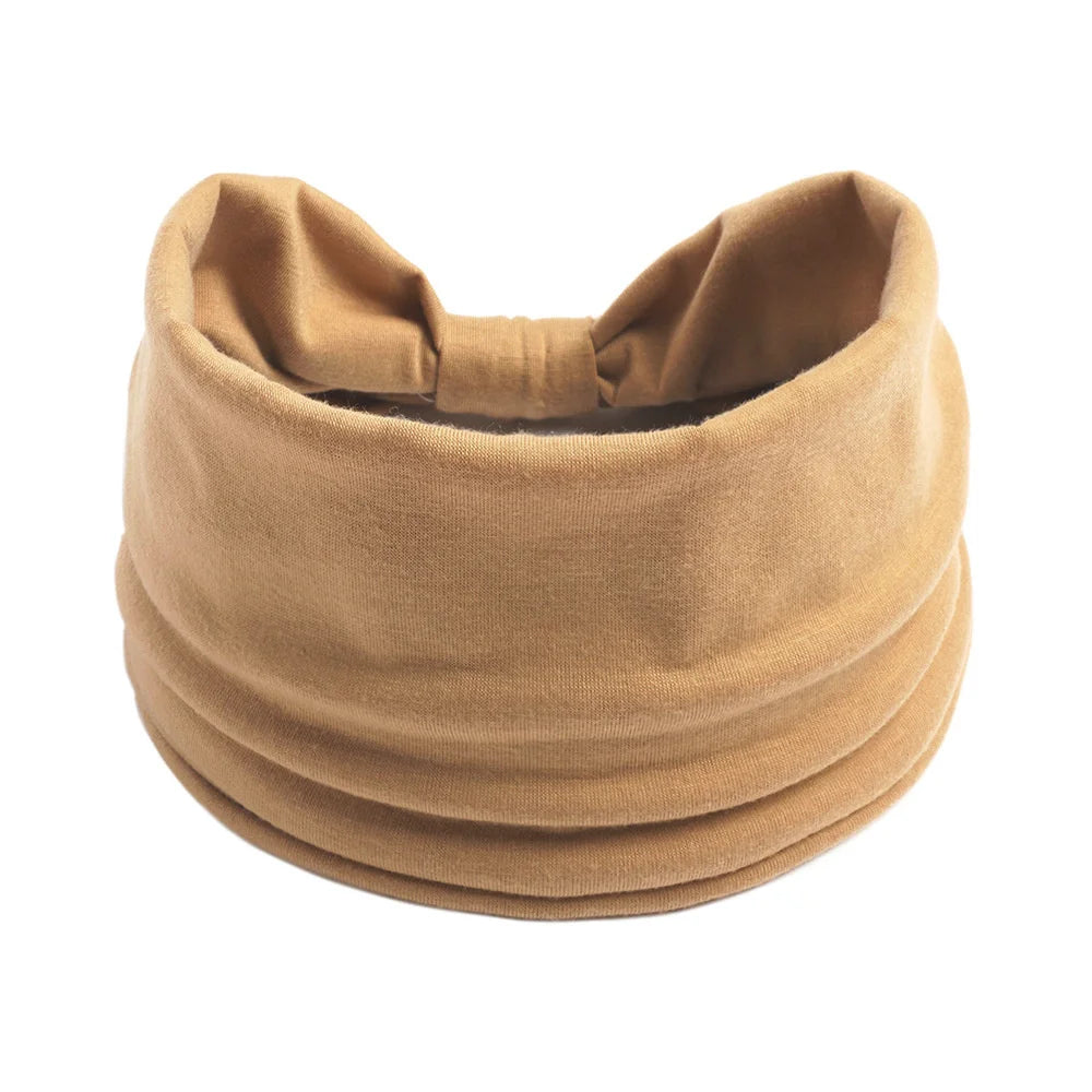 Wide Cotton Headbands for Women