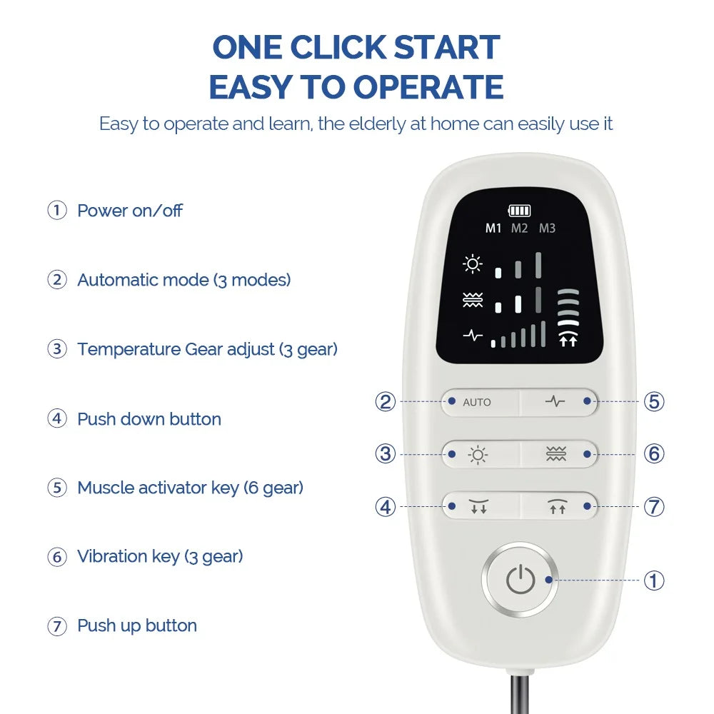 Electric Inflatable Lumbar Traction Massager