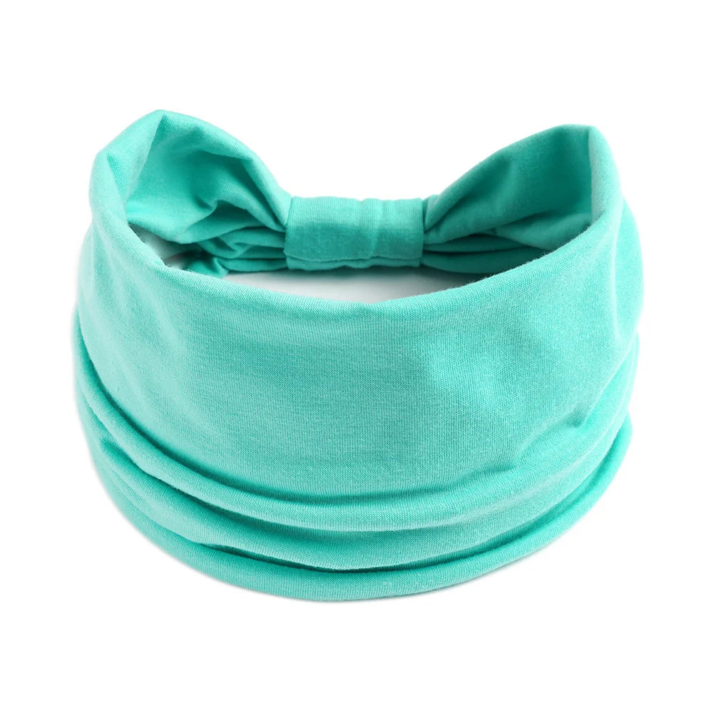 Wide Cotton Headbands for Women