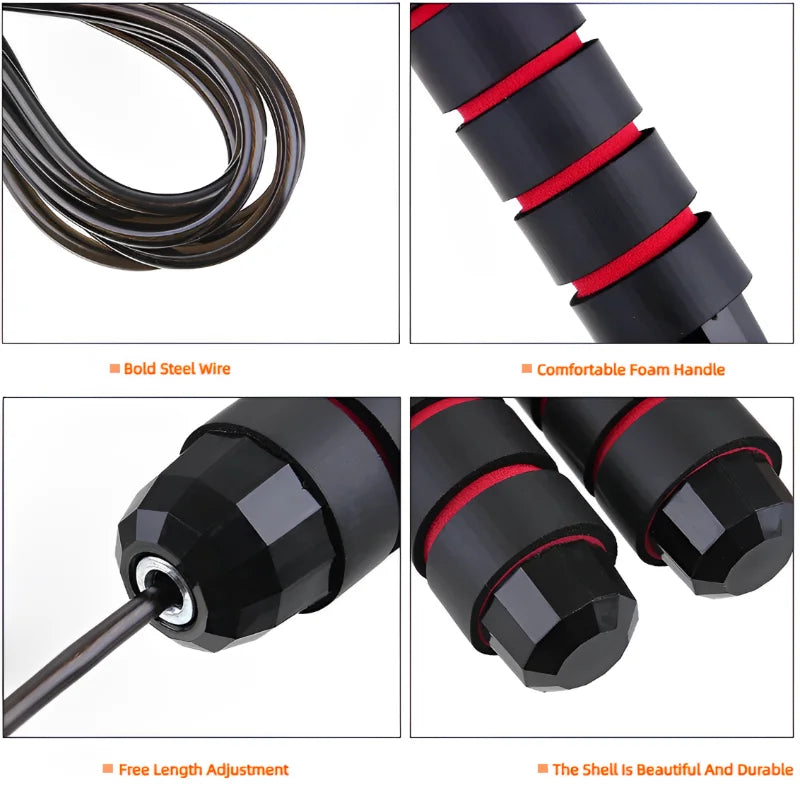 Adjustable Steel Wire Jump Rope