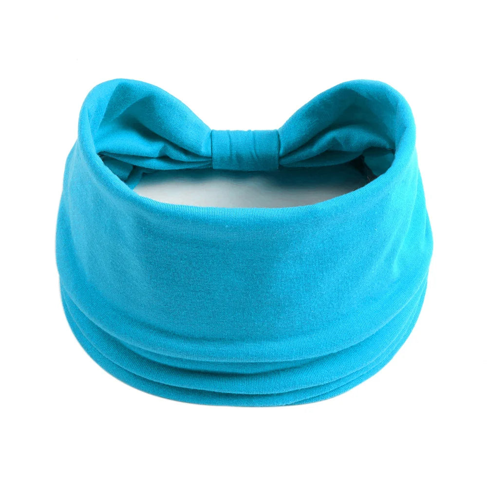Wide Cotton Headbands for Women