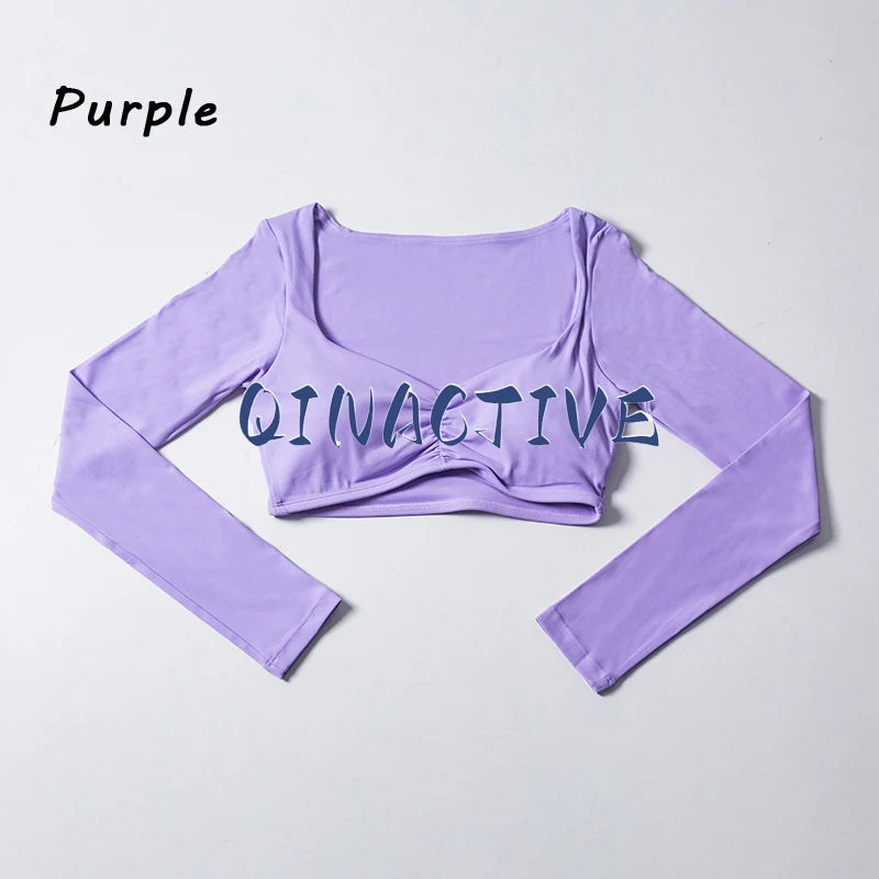 Women’s Long Sleeve Yoga Crop Top