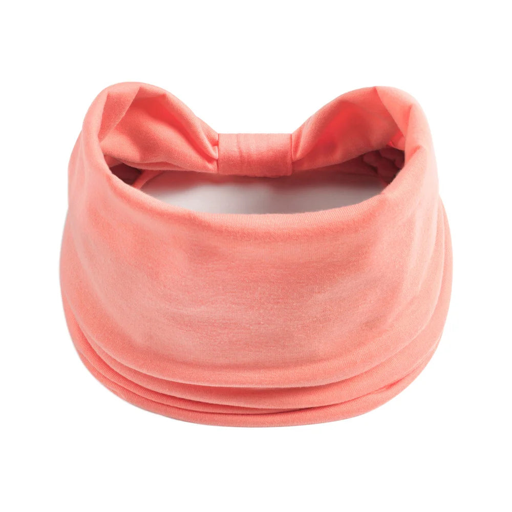 Wide Cotton Headbands for Women
