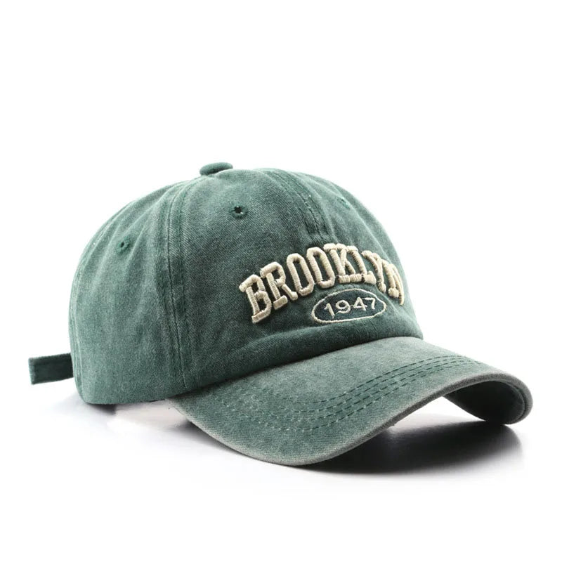 Retro Brooklyn Embroidered Baseball Cap
