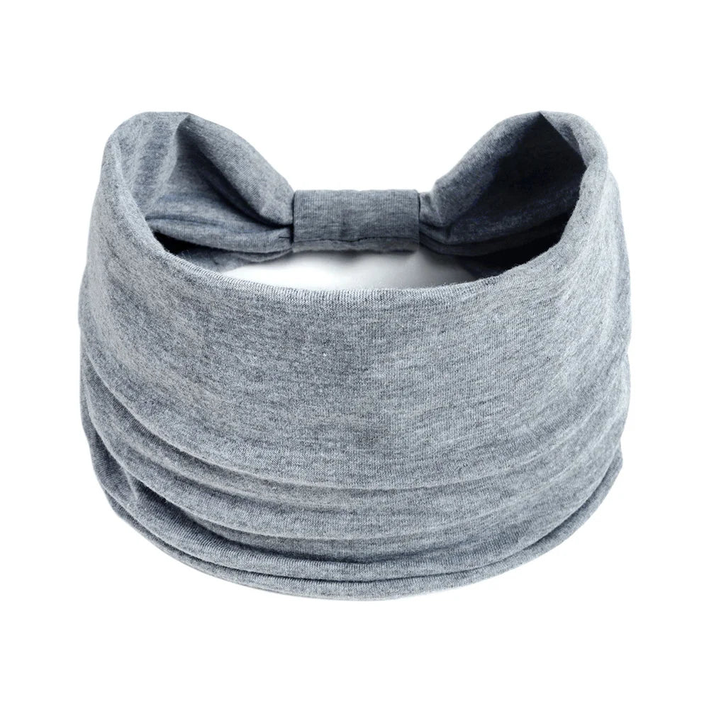 Wide Cotton Headbands for Women