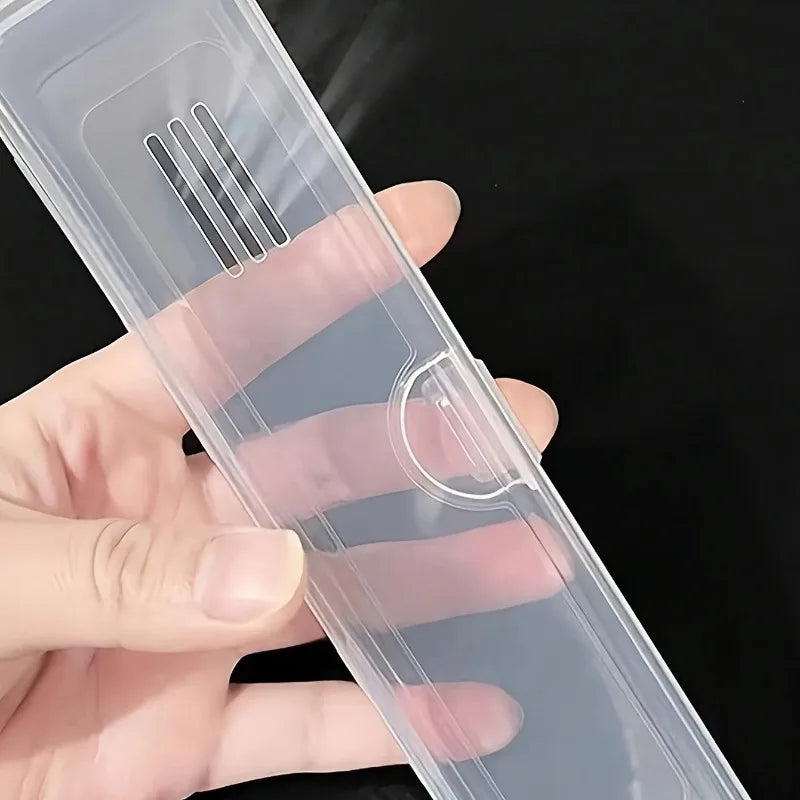 Transparent Travel Toothbrush Organizer