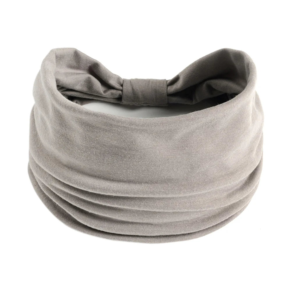 Wide Cotton Headbands for Women