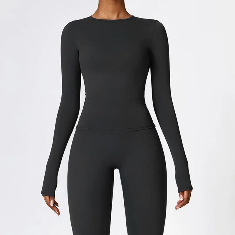 Women’s Long Sleeve Active Workout Top