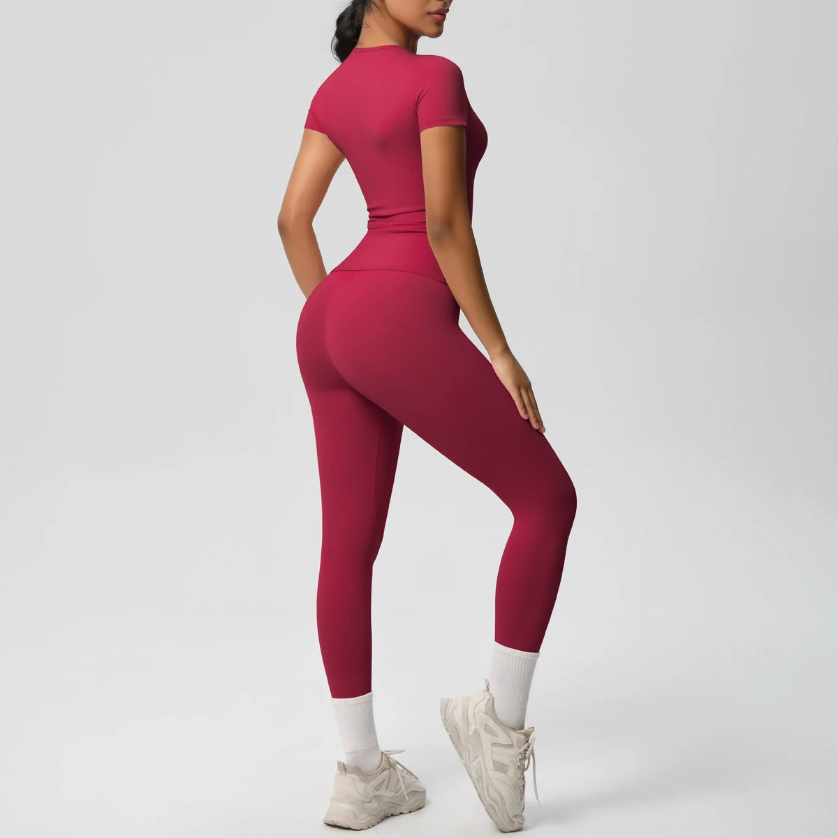 Women’s 2-Piece Patchwork Yoga & Workout Set