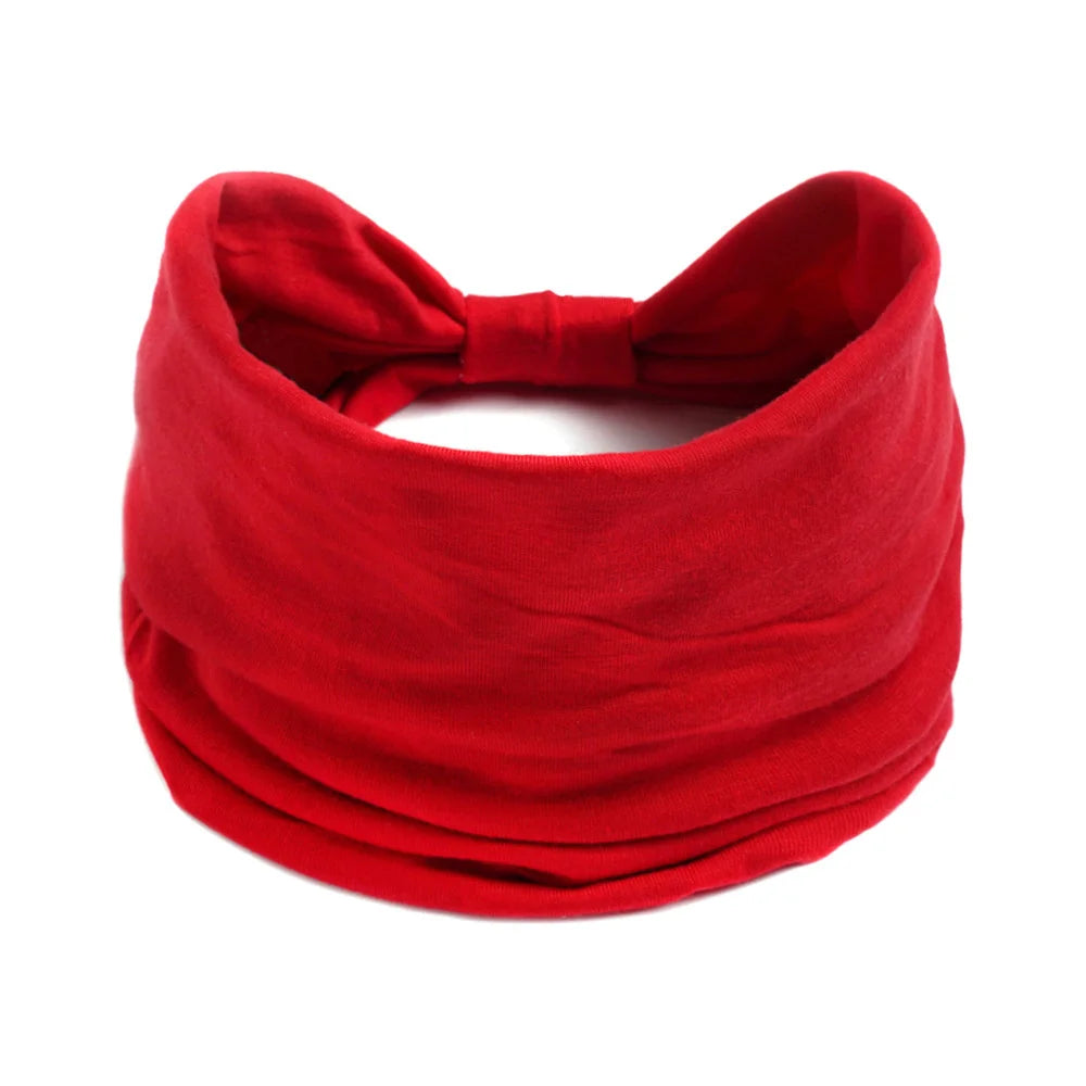 Wide Cotton Headbands for Women