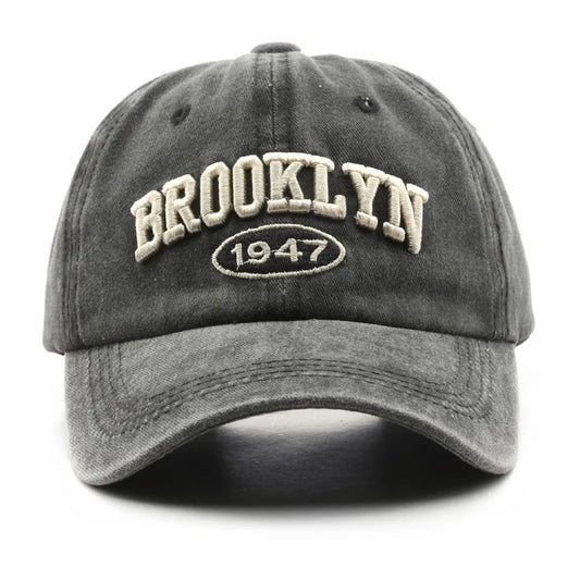 Retro Brooklyn Embroidered Baseball Cap