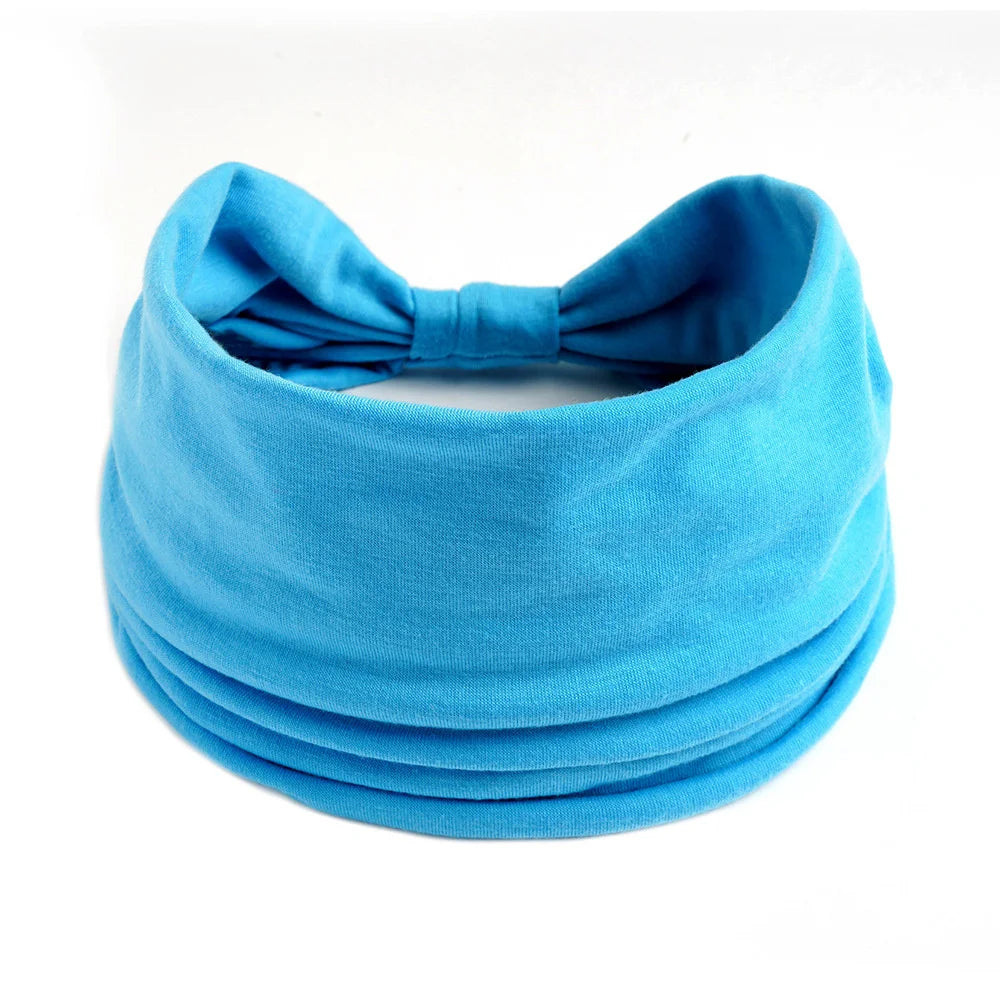 Wide Cotton Headbands for Women