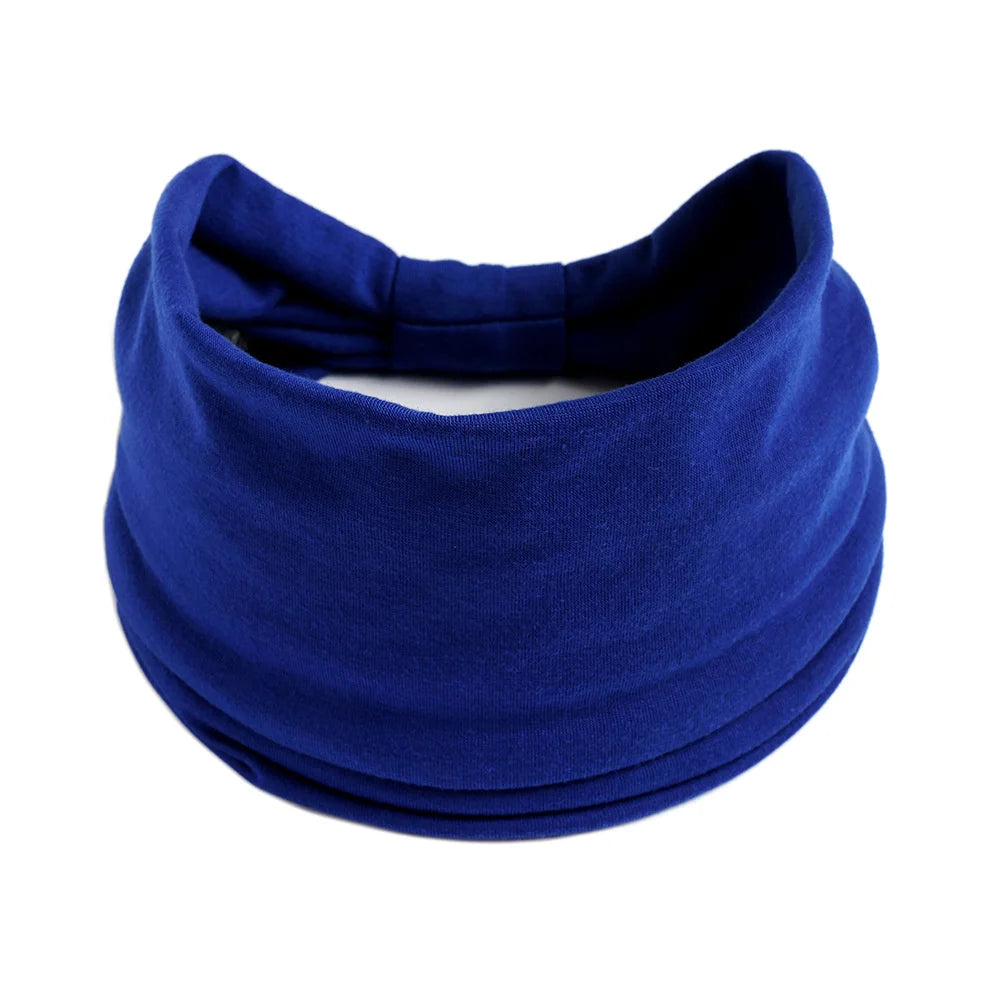 Wide Cotton Headbands for Women