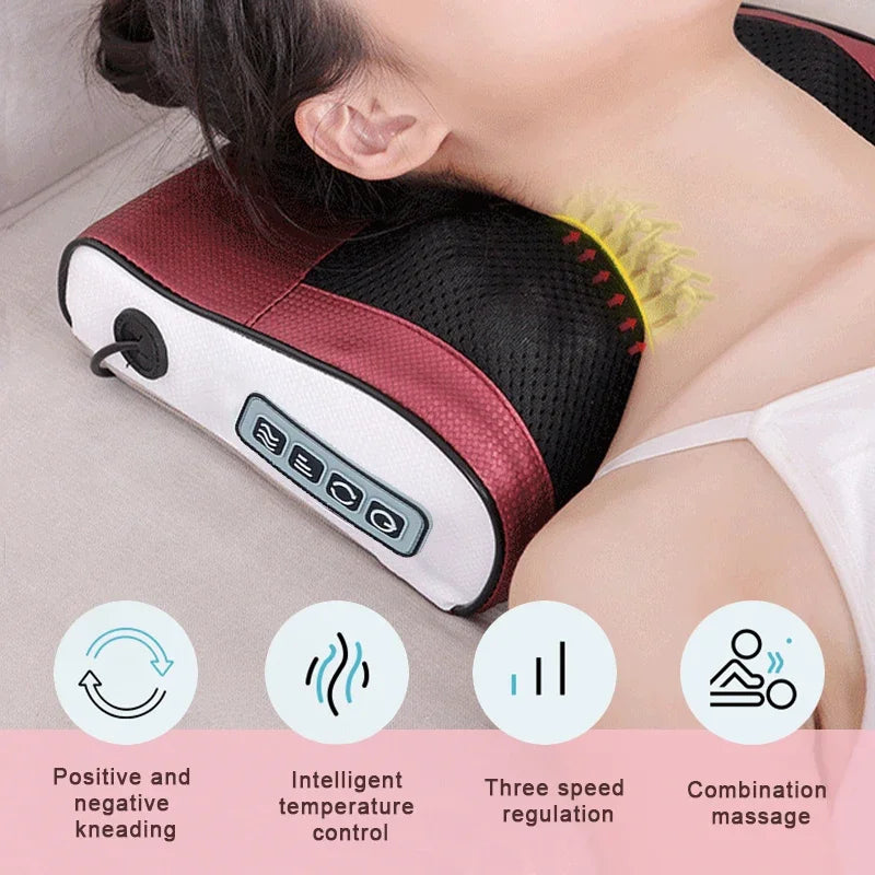 Multi-Functional Neck & Shoulder Massager with Adjustable Heat