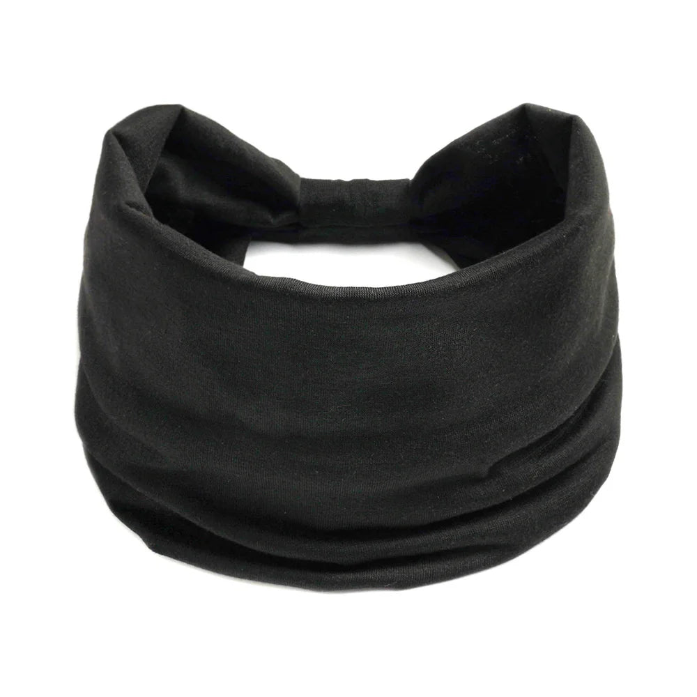 Wide Cotton Headbands for Women