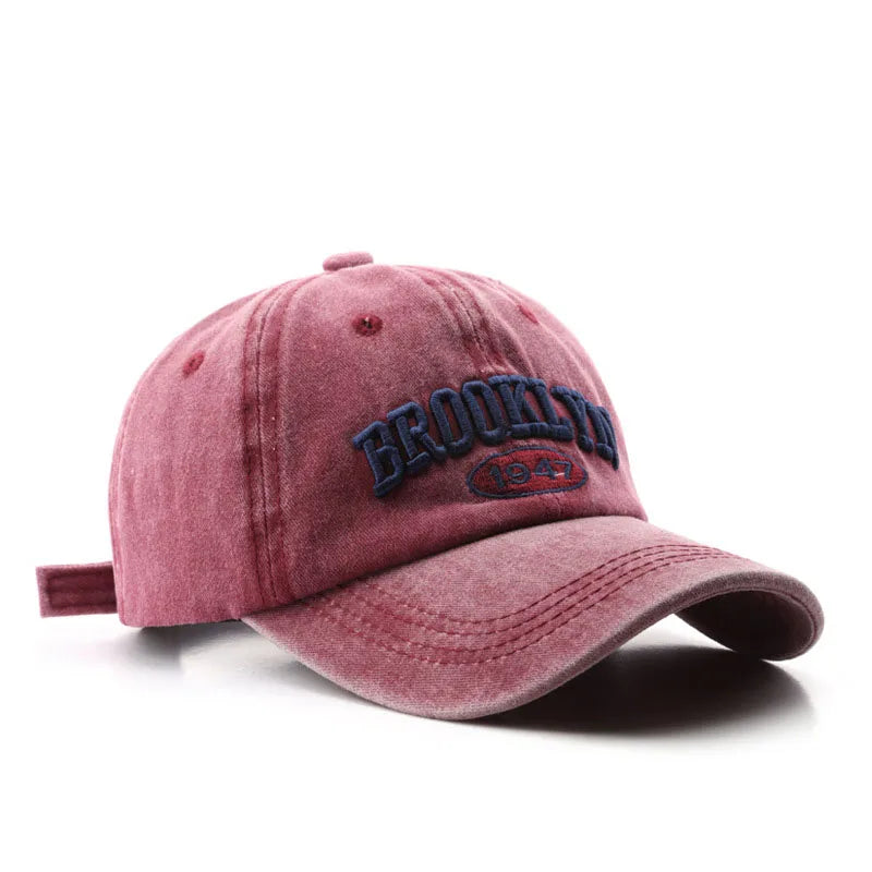 Retro Brooklyn Embroidered Baseball Cap