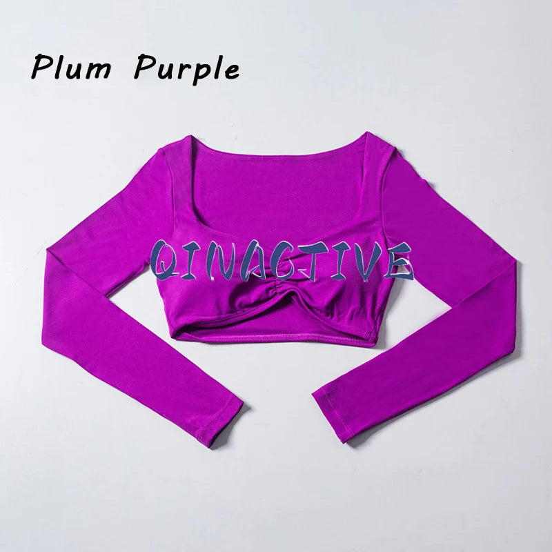 Women’s Long Sleeve Yoga Crop Top