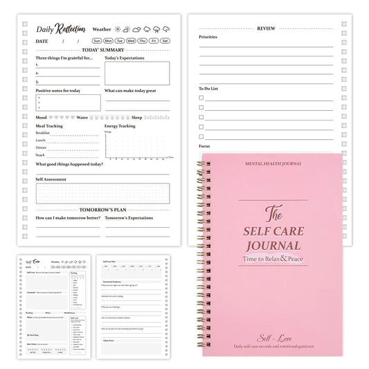 A5 Daily Self-Care Journal