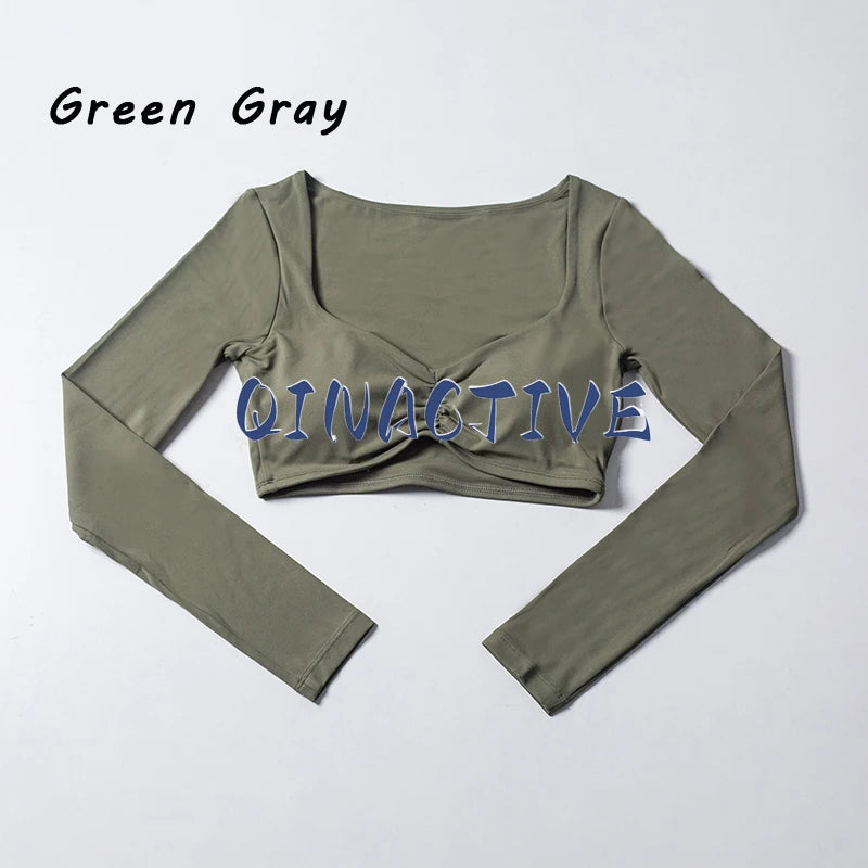 Women’s Long Sleeve Yoga Crop Top