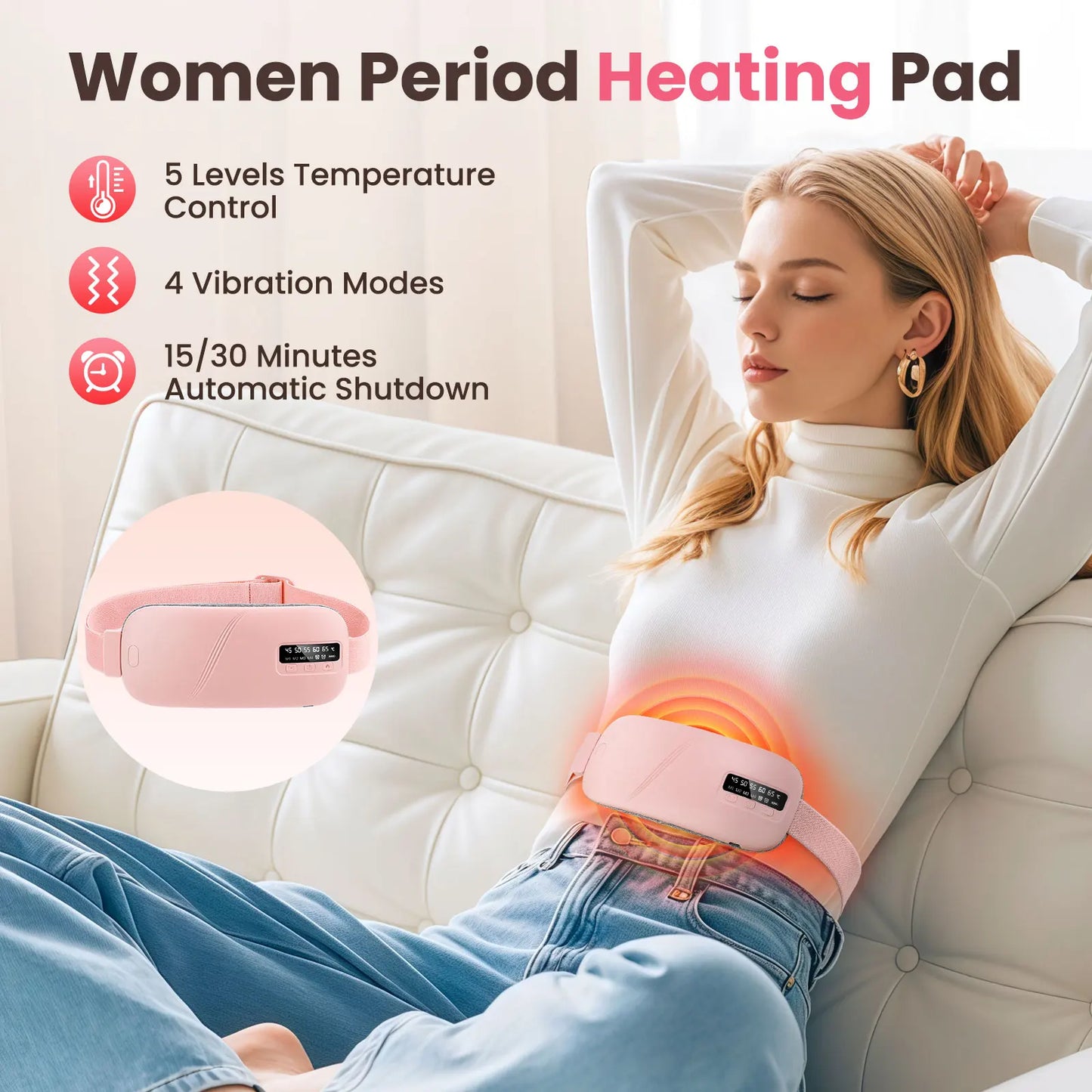 Electric Menstrual Cramp Heating Belt