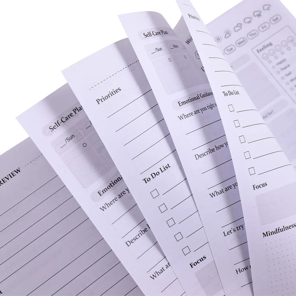 A5 Daily Self-Care Journal