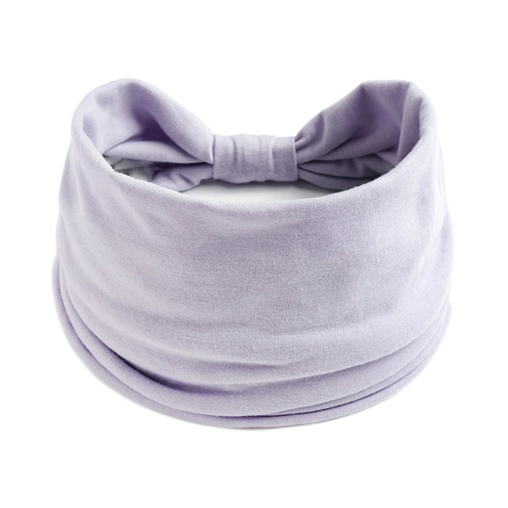 Wide Cotton Headbands for Women