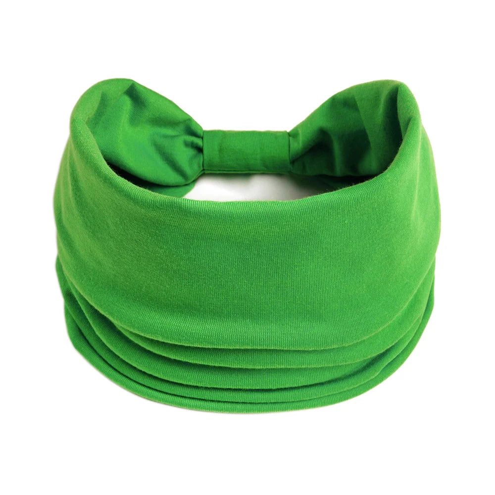 Wide Cotton Headbands for Women