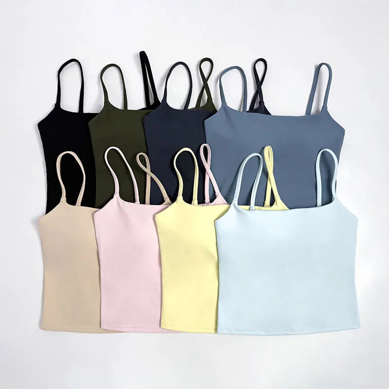 Square Neck Sports Workout Vest