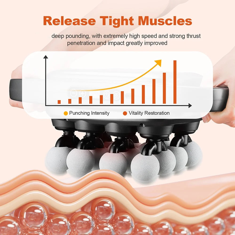 16-Head High-Frequency Vibration Massage Gun