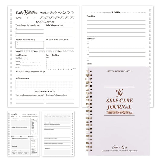 A5 Daily Self-Care Journal